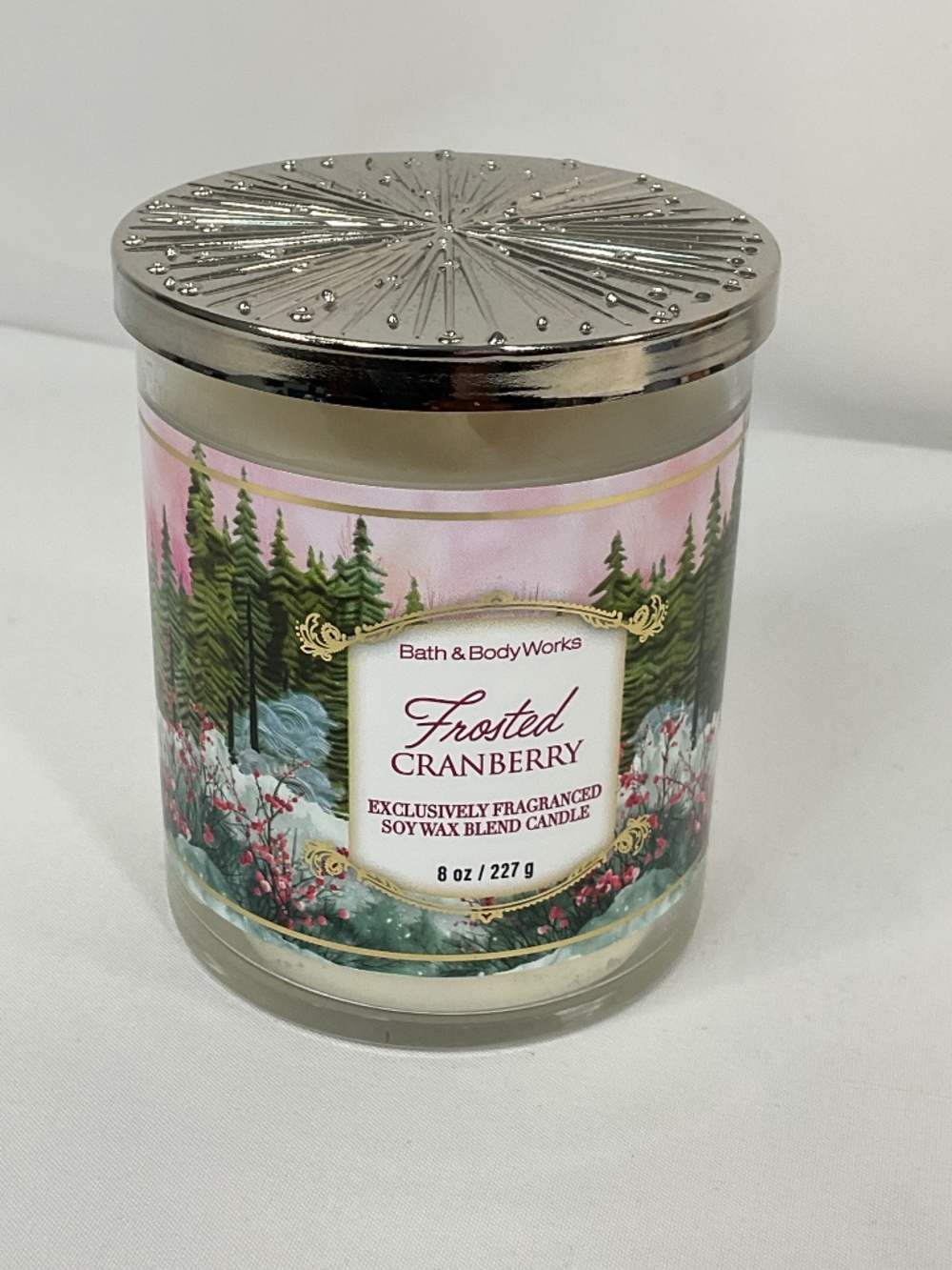 Frosted Cranberry 8 oz candle